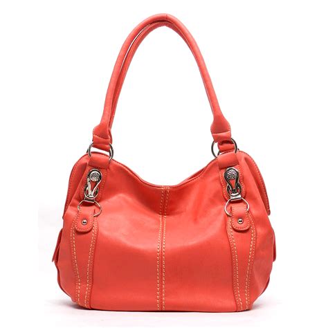 coral purse|ladies coral handbag.